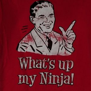 Carbon Shirts - What's Up My Ninja vintage T shirt Carbon Shirts - What's Up My Ninja vintage T shirt